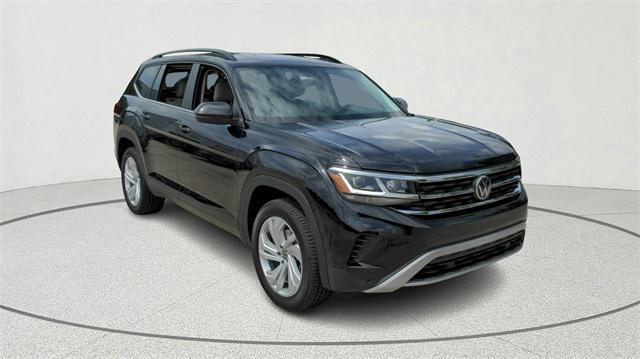 used 2021 Volkswagen Atlas car, priced at $23,800