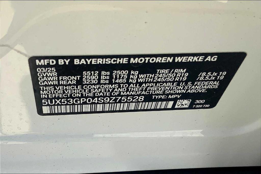 new 2025 BMW X3 car, priced at $59,310