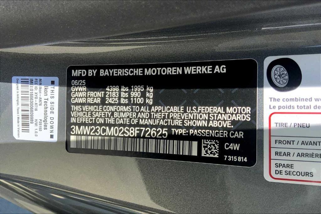 new 2025 BMW 230 car, priced at $43,928