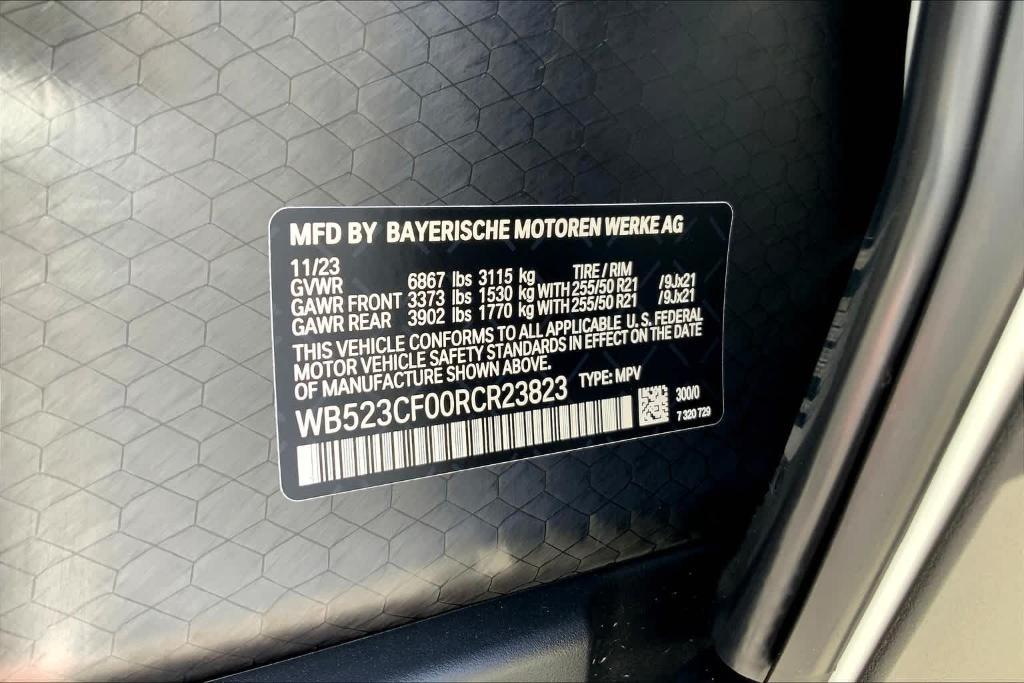 new 2024 BMW iX car, priced at $86,999