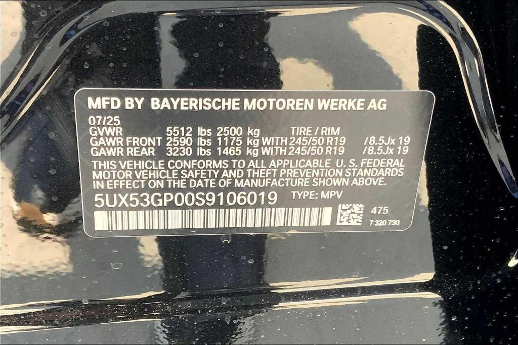 new 2025 BMW X3 car, priced at $49,483