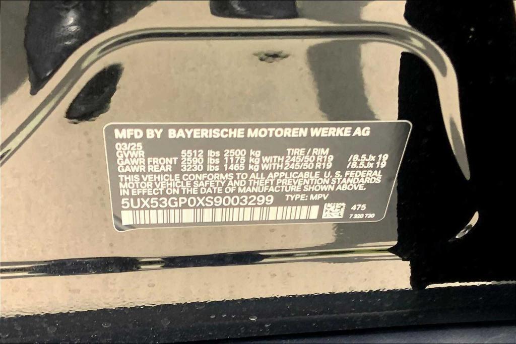 new 2025 BMW X3 car, priced at $50,999