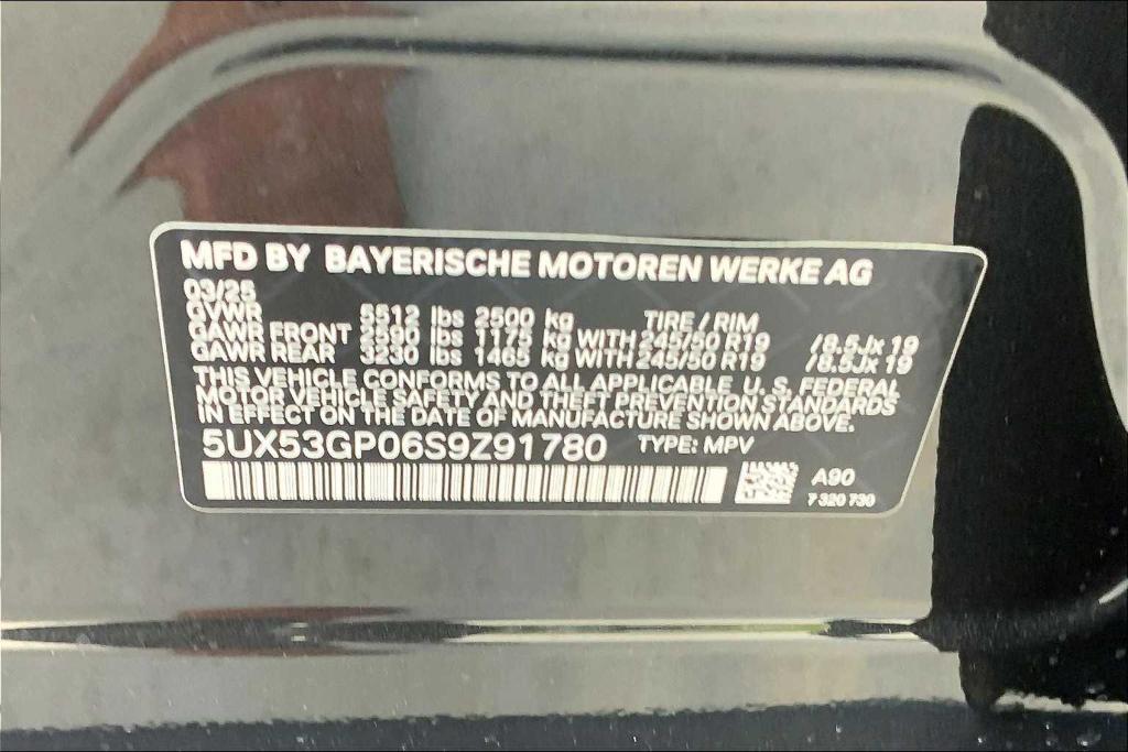 new 2025 BMW X3 car, priced at $48,999