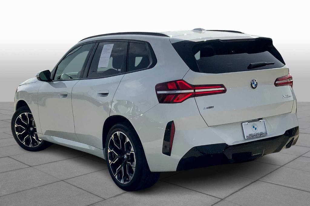 used 2025 BMW X3 car, priced at $49,999