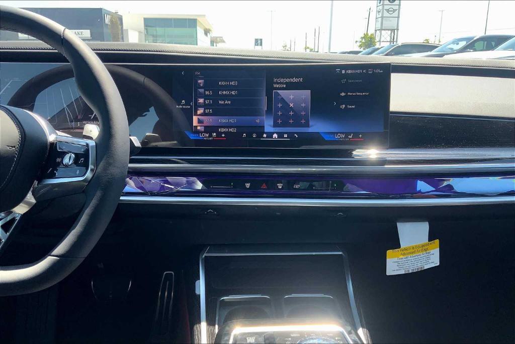 new 2025 BMW 740 car, priced at $98,483