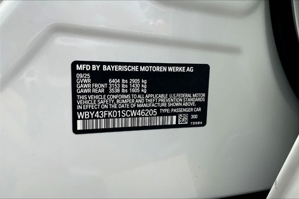 new 2025 BMW i5 car, priced at $95,125