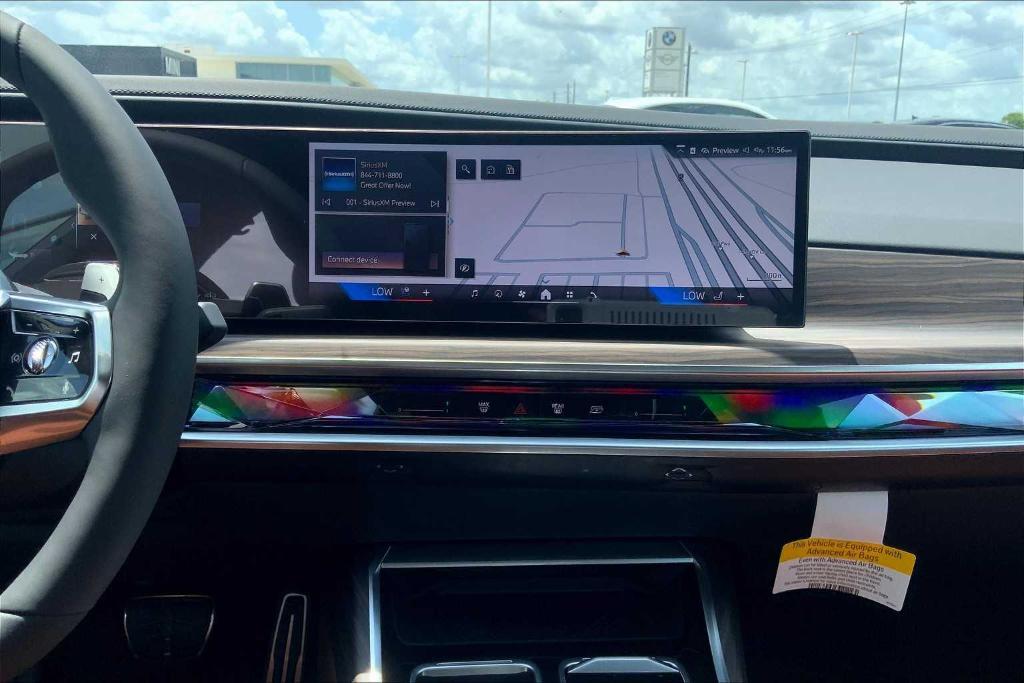 new 2025 BMW 740 car, priced at $97,594