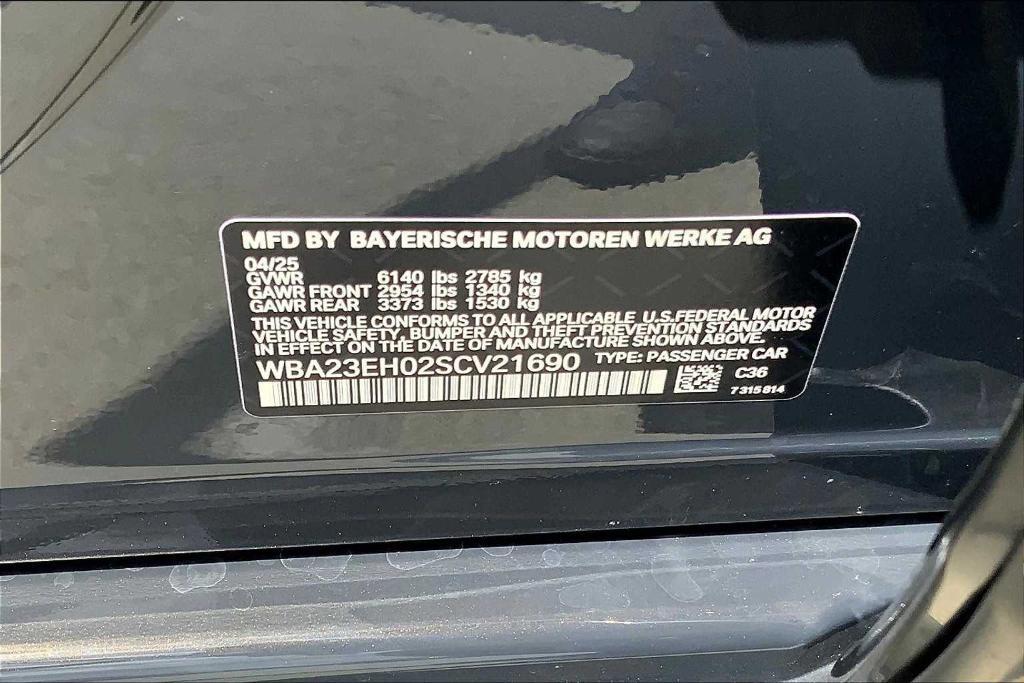 new 2025 BMW 740 car, priced at $97,594