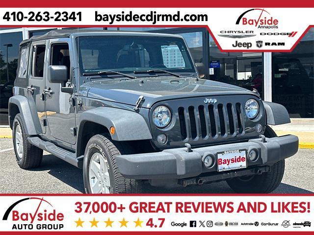 used 2018 Jeep Wrangler JK Unlimited car, priced at $26,000