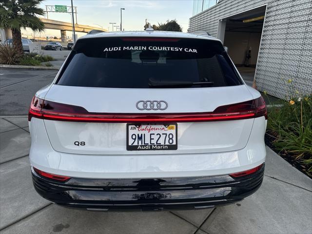 used 2024 Audi Q8 e-tron car, priced at $53,999