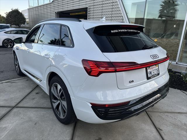 used 2024 Audi Q8 e-tron car, priced at $53,999