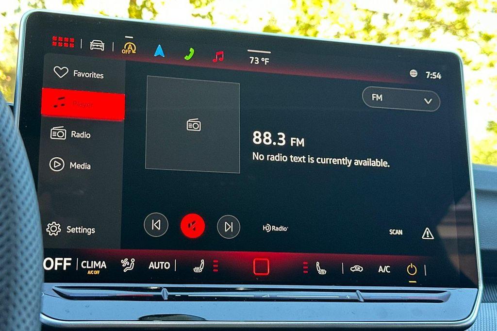 new 2025 Volkswagen Golf GTI car, priced at $37,354