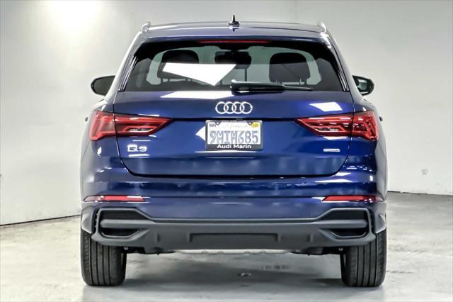 used 2024 Audi Q3 car, priced at $37,999