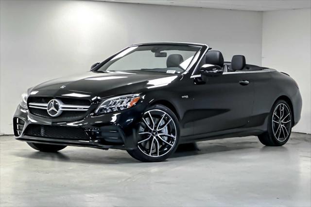 used 2021 Mercedes-Benz AMG C 43 car, priced at $52,999