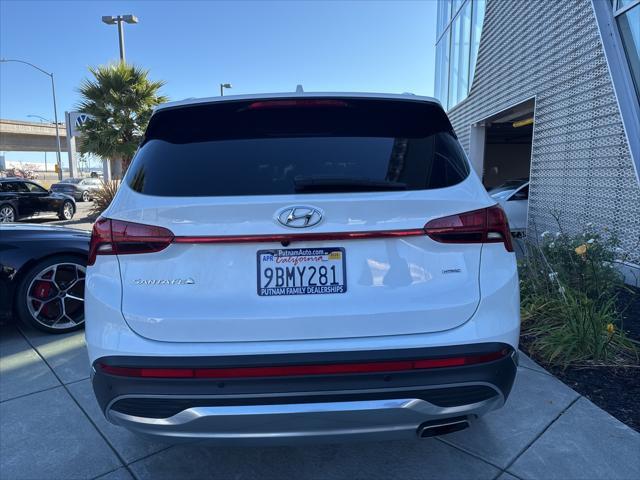 used 2022 Hyundai Santa Fe car, priced at $25,000