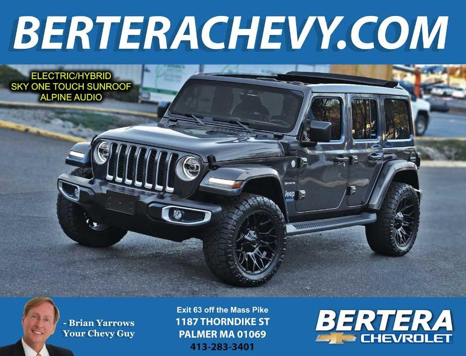 used 2021 Jeep Wrangler Unlimited 4xe car, priced at $35,877