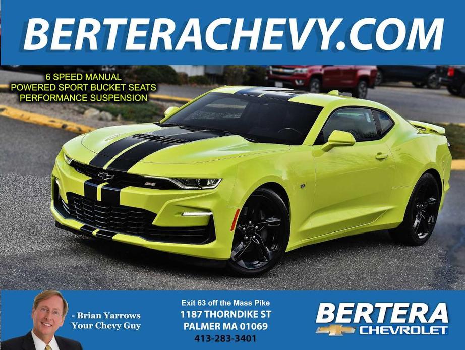 used 2021 Chevrolet Camaro car, priced at $35,477