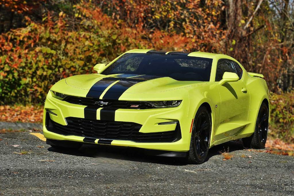 used 2021 Chevrolet Camaro car, priced at $35,477