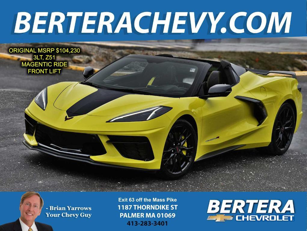 used 2023 Chevrolet Corvette car, priced at $88,877