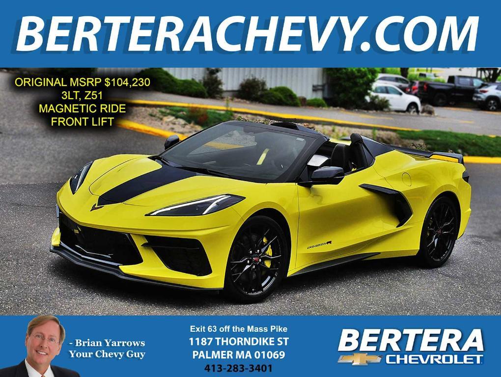 used 2023 Chevrolet Corvette car, priced at $83,877
