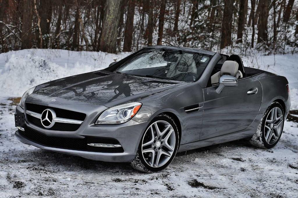 used 2015 Mercedes-Benz SLK-Class car, priced at $22,877