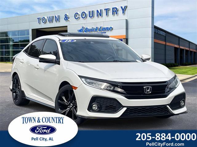 used 2018 Honda Civic car, priced at $18,650