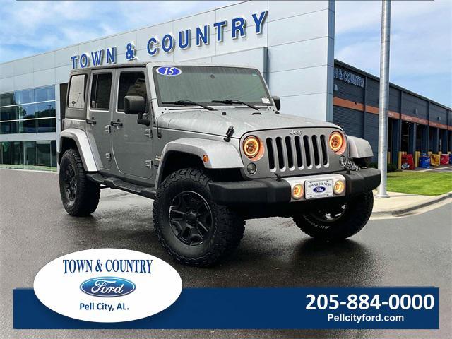 used 2015 Jeep Wrangler Unlimited car, priced at $20,300