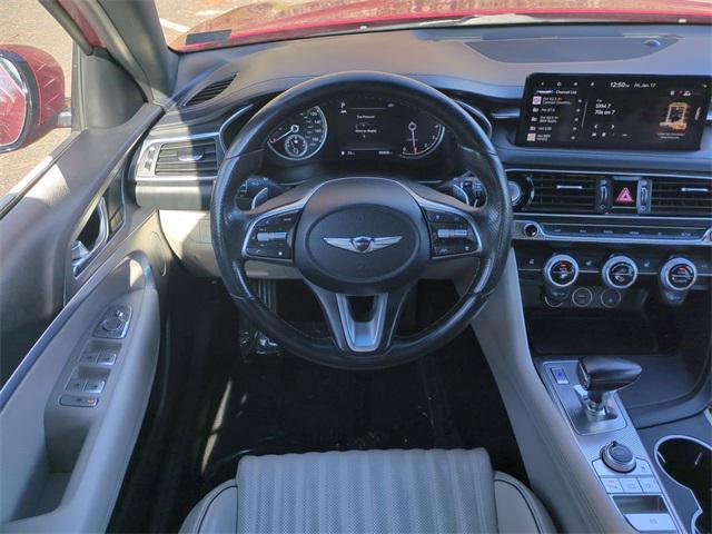 used 2022 Genesis G70 car, priced at $23,800