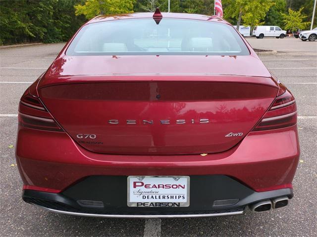 used 2023 Genesis G70 car, priced at $28,995