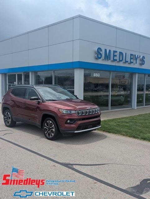 used 2022 Jeep Compass car, priced at $23,023