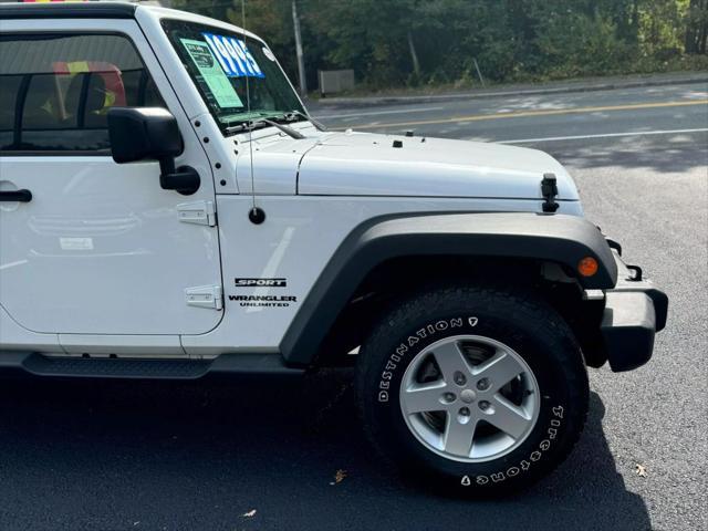 used 2016 Jeep Wrangler Unlimited car, priced at $17,995