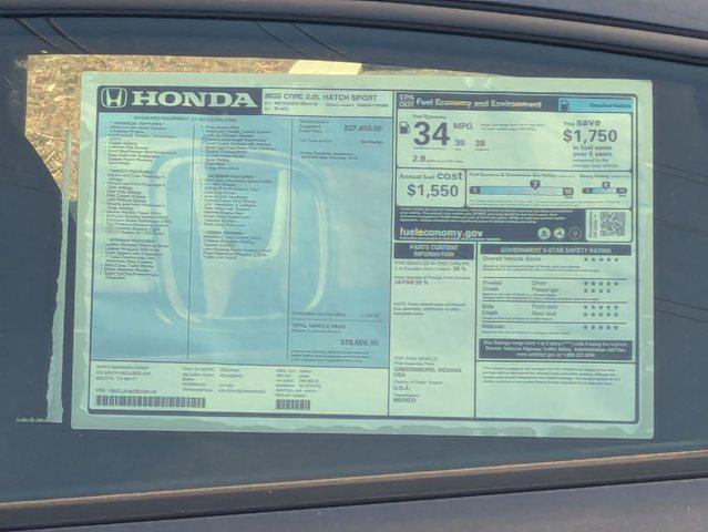 new 2025 Honda Civic car, priced at $28,600