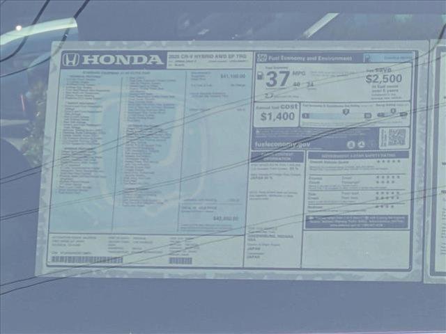 new 2025 Honda CR-V Hybrid car, priced at $42,950