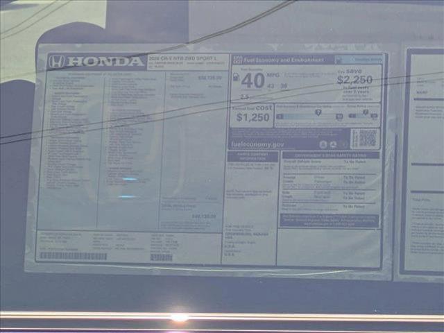 new 2026 Honda CR-V Hybrid car, priced at $40,120