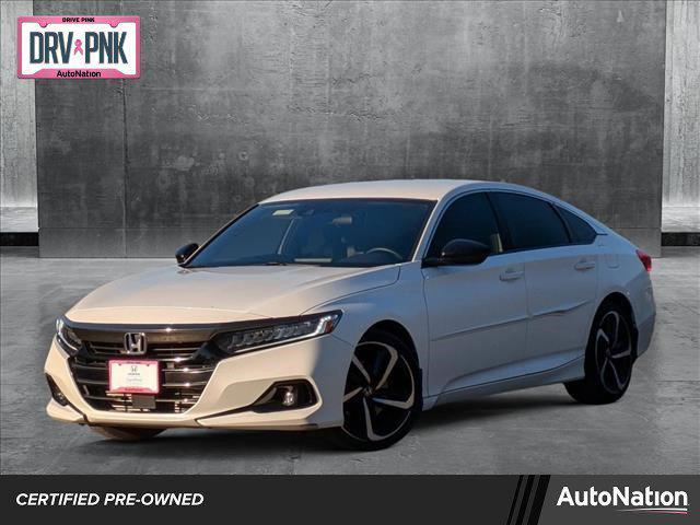 used 2021 Honda Accord car, priced at $20,745