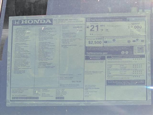 new 2025 Honda Ridgeline car, priced at $45,230