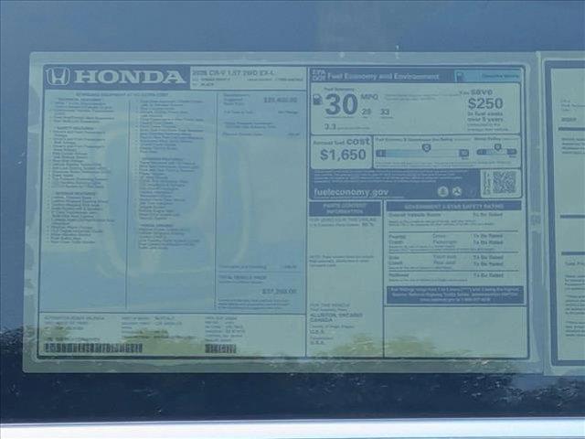 new 2026 Honda CR-V car, priced at $37,250