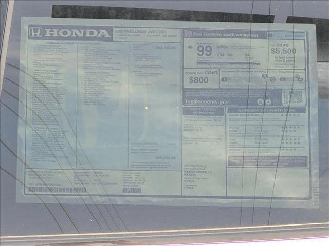 new 2025 Honda Prologue car, priced at $56,605