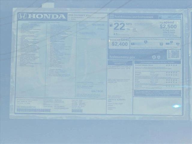 new 2025 Honda Odyssey car, priced at $44,125