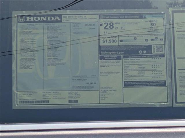 new 2025 Honda CR-V car, priced at $35,245
