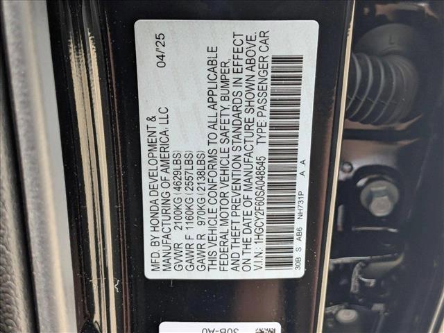 new 2025 Honda Accord Hybrid car, priced at $36,090