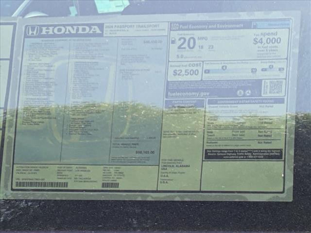 new 2026 Honda Passport car, priced at $50,664