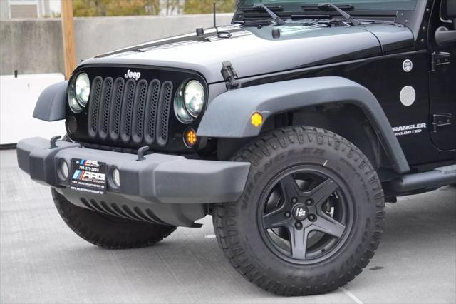 used 2012 Jeep Wrangler Unlimited car, priced at $15,795