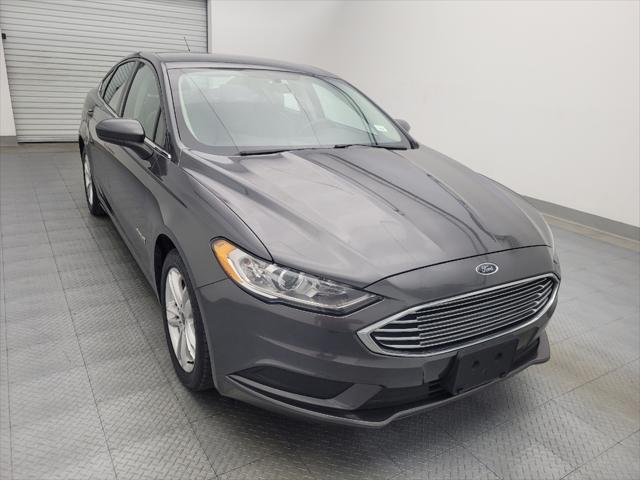 used 2018 Ford Fusion Hybrid car, priced at $16,595