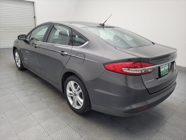 used 2018 Ford Fusion Hybrid car, priced at $16,595