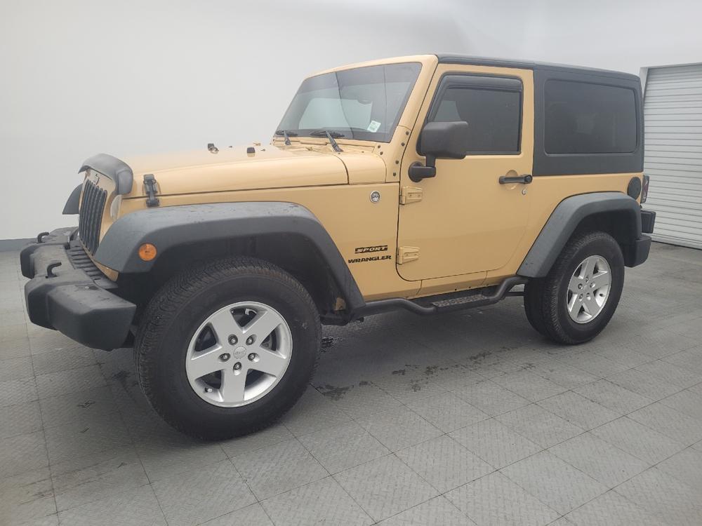 used 2014 Jeep Wrangler car, priced at $19,295