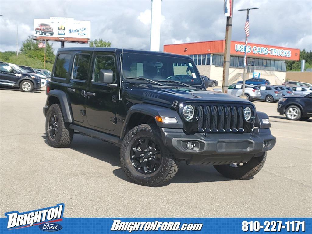 used 2020 Jeep Wrangler Unlimited car, priced at $24,400
