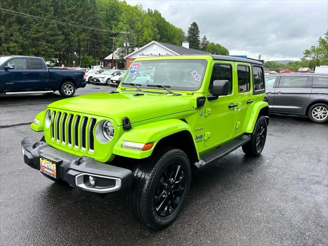 used 2021 Jeep Wrangler Unlimited 4xe car, priced at $38,975
