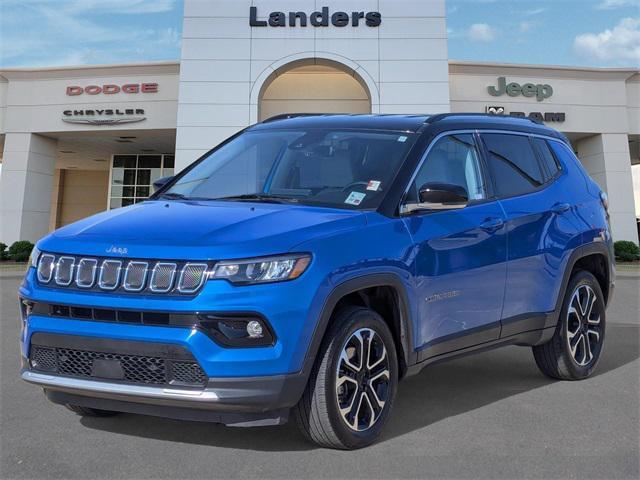 used 2022 Jeep Compass car, priced at $25,600