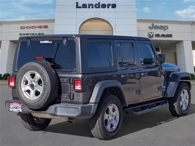 used 2020 Jeep Wrangler Unlimited car, priced at $28,694